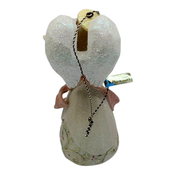 2006 Enesco Foundations Angel Ornament Bell Hear the Music of Angels Karen Hahn - Picture 2 of 4